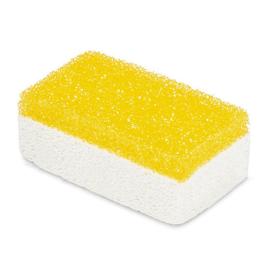 Sponge Cellulose with Abrasive Sponge 6-3/8" x 3-1/2" x 2-3/4"