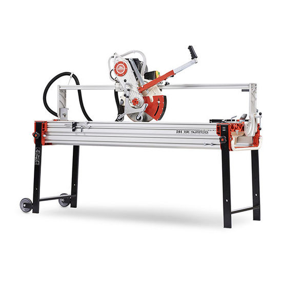 ZOE 150 Advanced Bridge Wet Saw