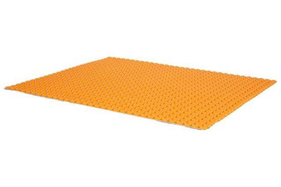DITRA-HEAT-DUO-PS Membrane de désolidarisation autocollante en panneau pour plancher chauffant 2' 7" x 3' 3" - 8 mm (8.4 pi²)
