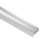 VINPRO-STEP Profilé de nez de marche pour revêtement de vinyle aluminium anodisé chrome brossé 19/64" (7.5 mm) x 8' 2-1/2"