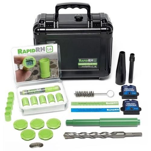Centura - Concrete Moisture Test Starter Kit with Rapid RH L6 - Celsius ...