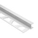 DECO-SGC Shower Support Profile for Glass Partitions Anodized Aluminum Satin 3/8" (10 mm) x 1/2" x 8' 2-1/2"