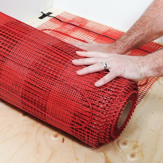 Mapeheat Mesh Floor Heating Mat 120V 20"x 29' (50 sqft)