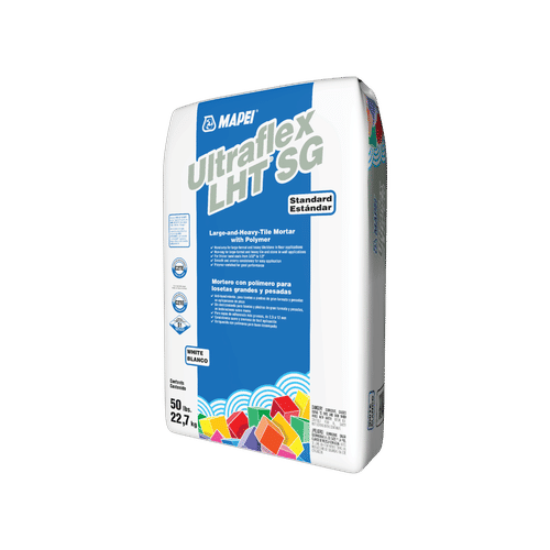 Mapei - Ultraflex LHT SG Large Tile Mortar White 50 lb - 2183423 | FloorBox