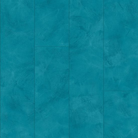 Planches de vinyle Duo Blue Lagoon Collé au sol 6" x 36"