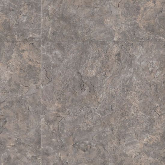 Vinyl Tiles Natural Creations with Diamond 10 Technology Rocky Grey Glue Down 18" x 18"