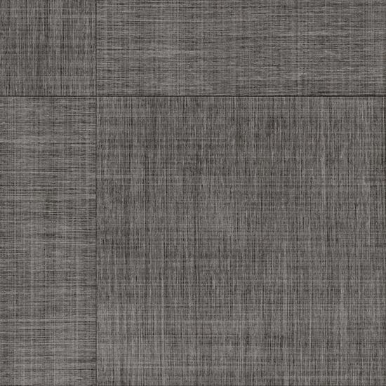Tuiles de vinyle Parallel USA 12 Ebony Gray Collé au sol 18" x 18"