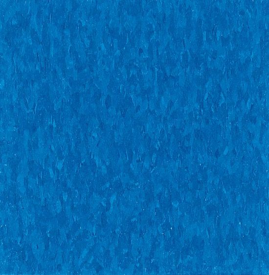 Tuiles de vinyle Standard Excelon Imperial Texture Caribbean Blue Collé au sol 12" x 12"