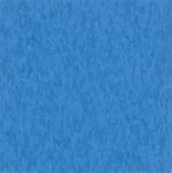 Tuiles de vinyle Standard Excelon Imperial Texture Bodacious Blue Collé au sol 12" x 12"