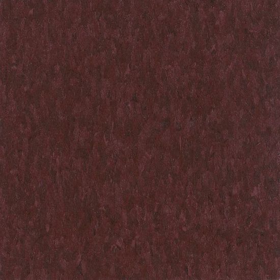 Tuiles de vinyle Standard Excelon Imperial Texture Crimson Collé au sol 12" x 12"