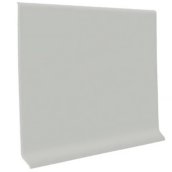 ROPPE Coved Vinyl Wall Base Coil Roppe 4" 195 Light Grey 120' Roll