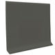 Rouleau de base murale en vinyle courbé Roppe Pinnacle Rubber 4" #193 Black Brown rouleau de 120'