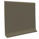 Rouleau de base murale en vinyle courbé Roppe Pinnacle Rubber 4" #194 Burnt Umber rouleau de 120'