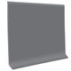 Rouleau de base murale en vinyle courbé Roppe Pinnacle Rubber 4" #123 Charcoal rouleau de 120'