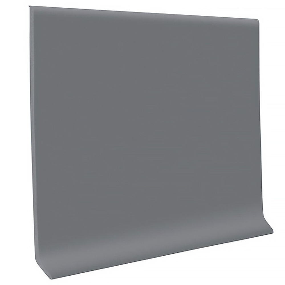ROPPE Coved Vinyl Wall Base Coil Roppe Pinnacle Rubber 4" 123 Charcoal