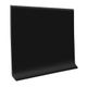 Rouleau de base murale en vinyle courbé Roppe Ready Base 4" #100 Black rouleau de 120'
