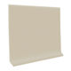 Rouleau de base murale en vinyle courbé Roppe Ready Base 4" #107 Light Khaki rouleau de 120'