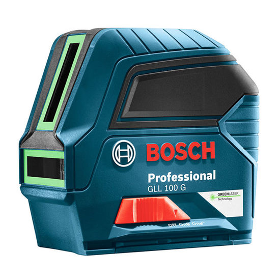 Bosch cross line laser shop level