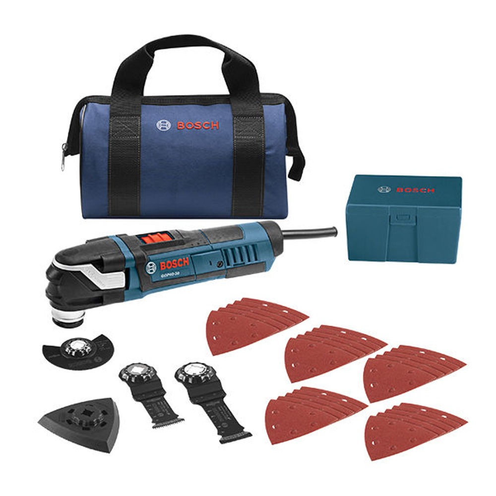 Bosch StarlockPlus Oscillating Multi Tool Kit GOP4030B FloorBox