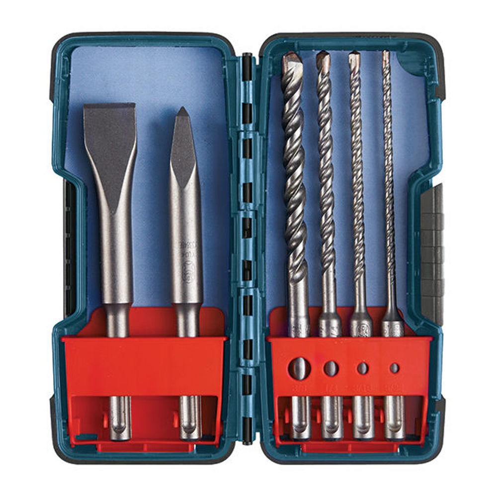 Bosch SDS Plus Bulldog Rotary Hammer Bit Set HCST006 FloorBox