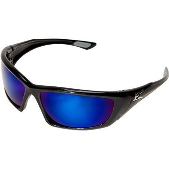 Tinted Safety Glasses Robson with Polarized Aqua Blue Mirror Lenses