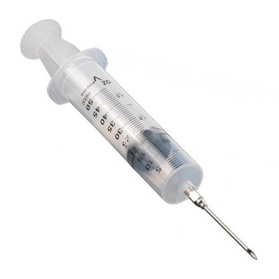 Disposable Adhesive Syringe 2 oz