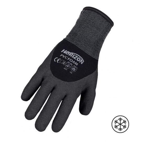 Foam Coated Winter Gloves 3/4 PVC - Large/X-large