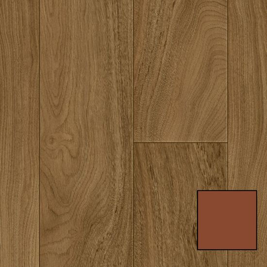 Heterogeneous Vinyl Roll Acczent Wood #S13-207-D1 Walnut Natural 6-1/2' x 2 mm (Sold in Sqyd)