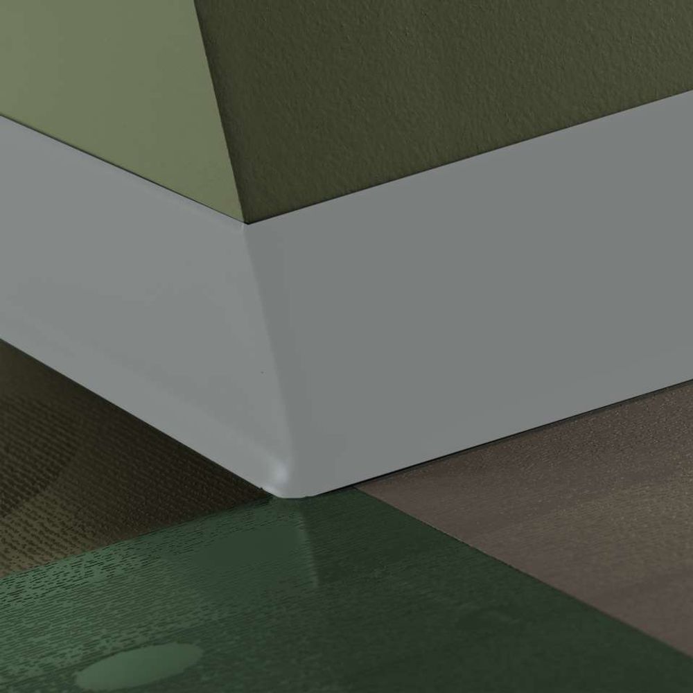 Johnsonite Baseworks Thermoset Rubber (Type TS) 1/8" x 4" 38 Pewter