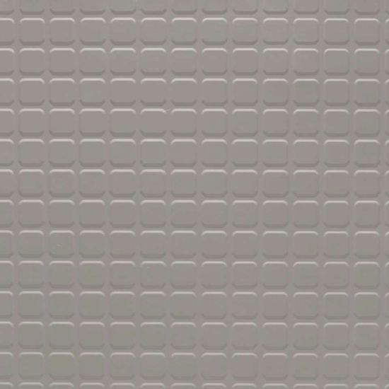 Solid Color - 1/8" Raised Square Solid #24 Grey Haze - Tile 24" x 24"