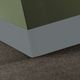 Caoutchouc Thermoset Baseworks (type TS) - 1/8" x 4" Toeless #28 Medium Grey - Wallbase 120'