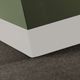 Caoutchouc Thermoset Baseworks (type TS) - 1/8" x 4" Toeless #460 Cotton - Wallbase 120'
