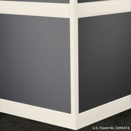 Système de finition murale Millwork - CHR 68 C Rampart 4" #68 White Sand - Wallbase 8' (paquet de 5)