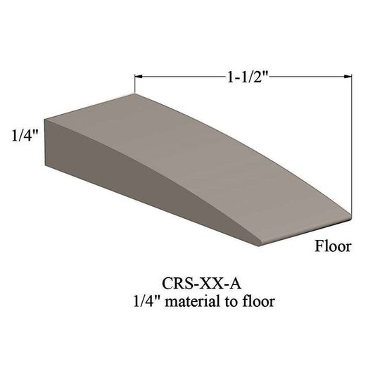 Reducers - CRS 11 A 1/4" material to floor #11 Canvas 12'