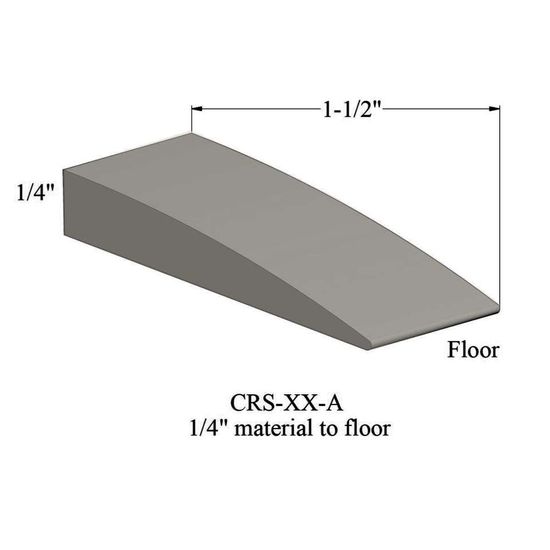Réducteur - CRS 24 A 1/4" material to floor #24 Grey Haze 12'