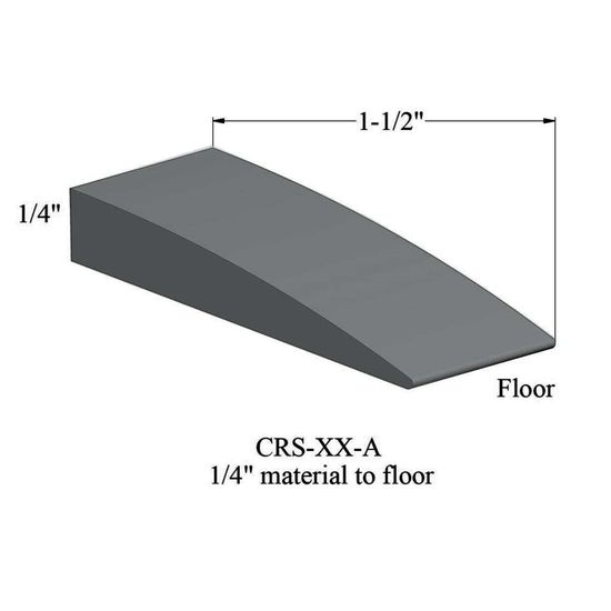 Réducteur - CRS 28 A 1/4" material to floor #28 Medium Grey 12'