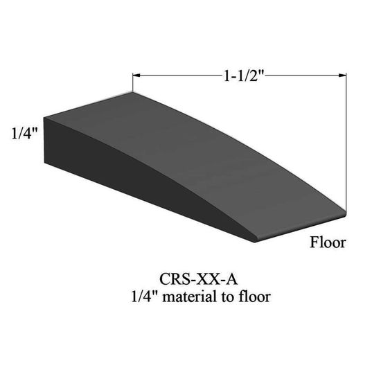 Réducteur - CRS 40 A 1/4" material to floor #40 Black 12'