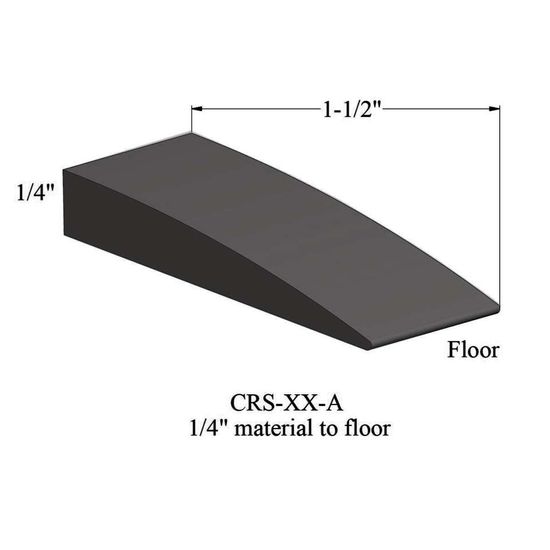 Réducteur - CRS 44 A 1/4" material to floor #44 Dark Brown 12'