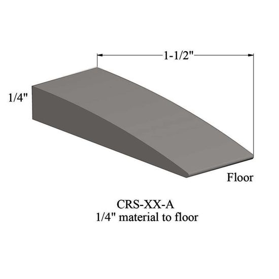 Réducteur - CRS 55 A 1/4" material to floor #55 Silver Grey 12'