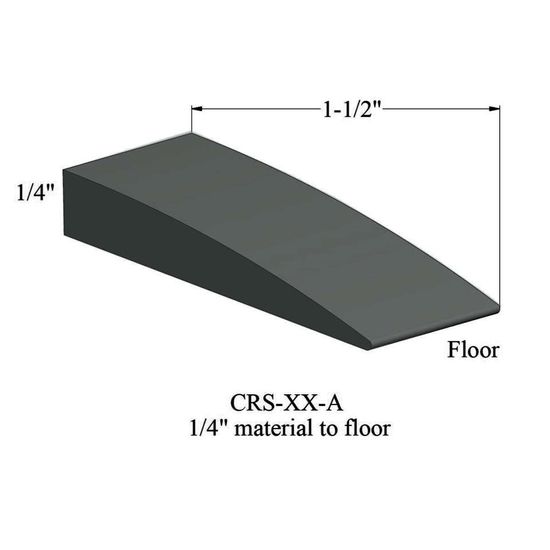 Réducteur - CRS 86 A 1/4" material to floor #86 Hunter Green 12'