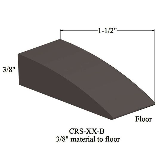 Reducers - CRS 167 B 3/8" material to floor #167 Fudge 12'