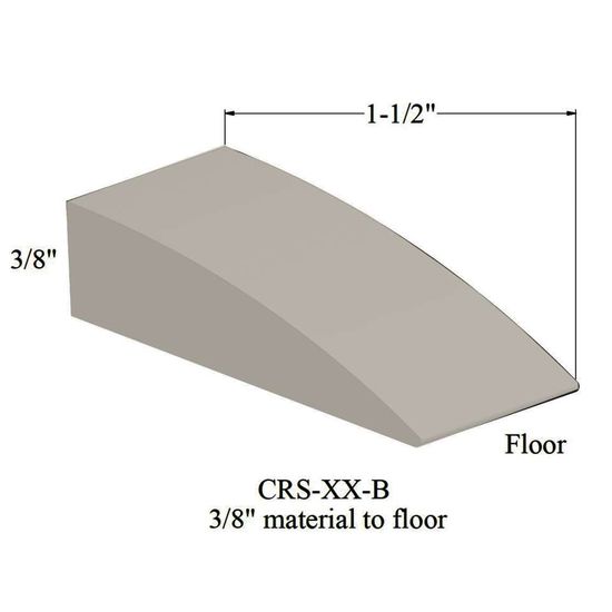 Reducers - CRS 24 B 3/8" material to floor #24 Grey Haze 12'