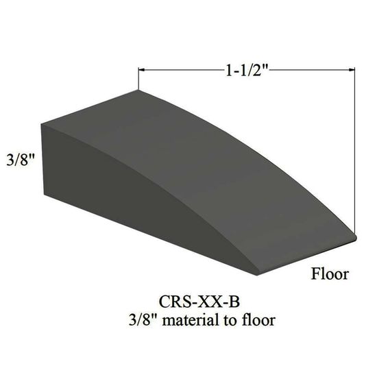 Reducers - CRS 63 B 3/8" material to floor #63 Burnt Umber 12'