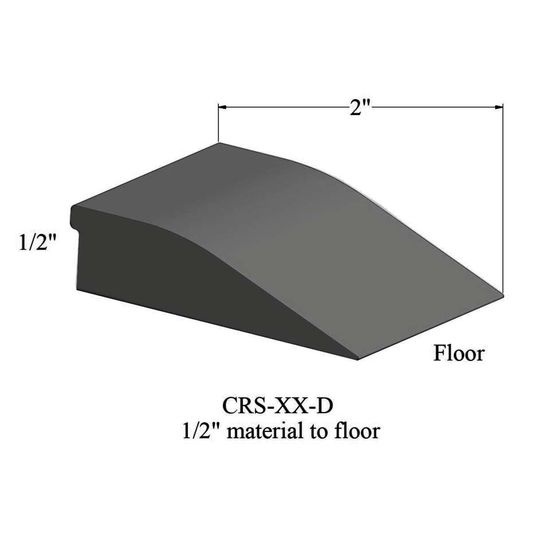 Réducteur - CRS 20 D 1/2" material to floor #20 Charcoal 12'
