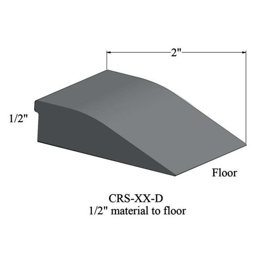 Réducteur - CRS 28 D 1/2" material to floor #28 Medium Grey 12'