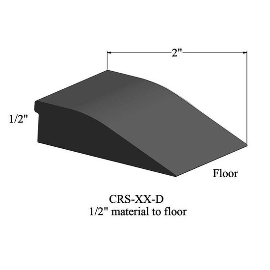 Réducteur - CRS 40 D 1/2" material to floor #40 Black 12'