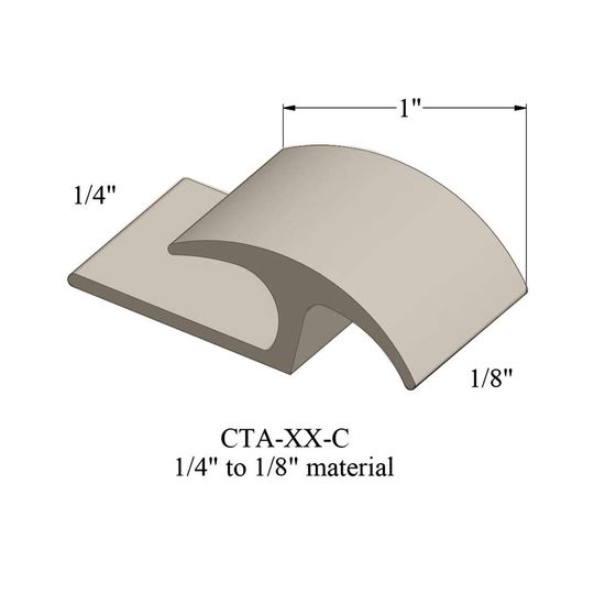 Adaptors - 1/4" to 1/8" material #9 Clay 12'