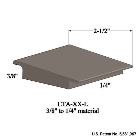 Wheeled Traffic Transitions - CTA 11 L 3/8" to 1/4" material #11 Canvas 12'