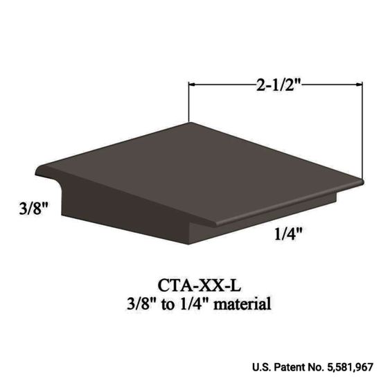 Wheeled Traffic Transitions - CTA 283 L 3/8" to 1/4" material #283 Toast 12'