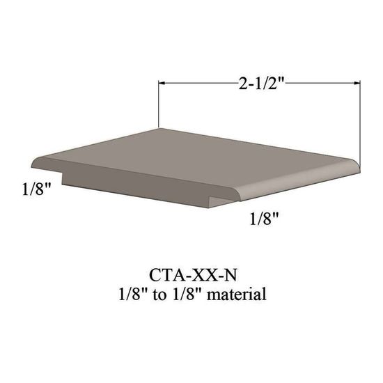 Wheeled Traffic Transitions - CTA 11 N 1/8" to 1/8" material #11 Canvas 12'